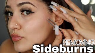 How I REMOVE my SIDEBURNS updated routine [upl. by Chavaree]