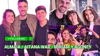 FOLLOWING ENTREVISTA ALMAIA AITANA WAR MIRIAM Y AGONEY  Uri Sabat [upl. by Alaster]