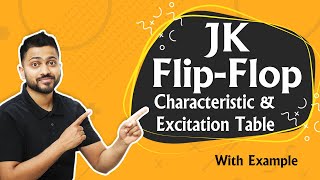 JK flip flop Characteristic amp Excitation Table  Sequential Circuits  Digital Electronics [upl. by Thane]