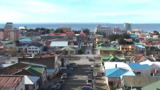 Punta Arenas Chile Panoramic View of City [upl. by Yras13]