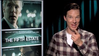 Benedict Cumberbatch Interview THE FIFTH ESTATE [upl. by Lazes]