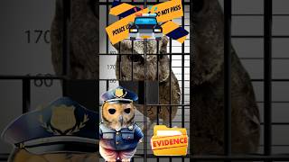 Detective Bibib the Owl part 3 🕵️‍♂️❤️ funnyanimals funnyvideo funny funnypets cute animals [upl. by Ingra]