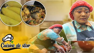 Cuisine de Stars TENDRESSE DIBINGA BISALU A LAMBELI BISO ELUBU YA BIKOLO [upl. by Euqinemod546]