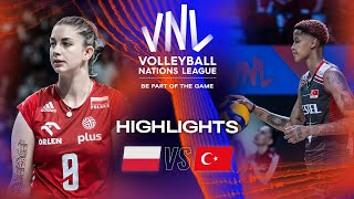 🇵🇱 POL vs 🇹🇷 TUR  Highlights Week 2  Womens VNL 2023 [upl. by Joselyn]