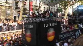 Joachim Garraud at the 2007 Techno Parade Paris [upl. by Brass]