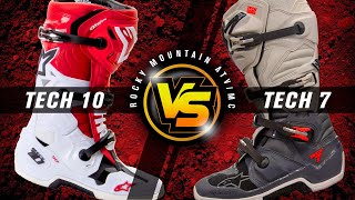 Alpinestars Tech 10 vs Tech 7  Which Motocross Boot is Best For You [upl. by Renaldo]