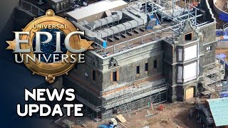 Universal Epic Universe News Mega Update — MONSTERS COASTER TRAIN NINTENDO PORTAL amp PERMIT IMAGES [upl. by Yrdnal]