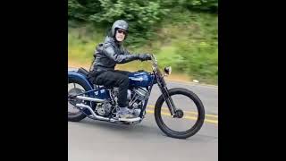 1949 Harley Davidson Panhead Bobber [upl. by Nikaniki440]