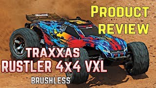 Traxxas Rustler 4X4 VXL Brushless Stadium Truck 110 scale  Product Review [upl. by Kcerb668]