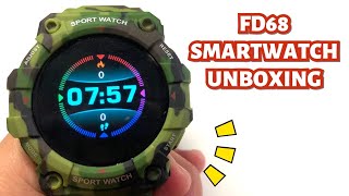 FD68 SMARTWATCH  UNBOXING AND QUICK REVIEW  ENGLISH [upl. by Anelrahc]