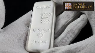 500g Metalor Silver Bar I Buy Now [upl. by Alpers]