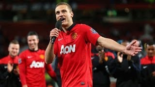 Nemanja Vidic bids farewell to Manchester United fans [upl. by Haleeuqa734]