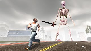 Franklin become giant skeleton in Indian bike driving 3d game [upl. by Adnuhser]