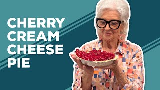 Love amp Best Dishes Cherry Cream Cheese Pie Recipe  No Bake Desserts Recipe [upl. by Emmett]