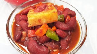 Kidney Beans Recipe  Alternative to Nigerian Beans  Flo Chinyere [upl. by Adlee]