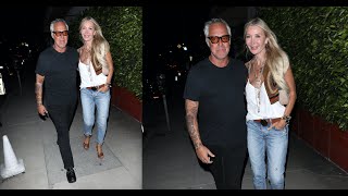 Actor Titus Welliver And Samantha Edge Step Out For Dinner At Giorgio Baldi in Santa Monica [upl. by Mazurek584]