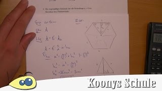 Fehlende Größen mit Pythagoras in einem Walmdach berechnen  46 Blatt 0040 [upl. by Dombrowski76]