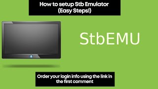 How to setup Stb Emulator  Easy steps 2024 [upl. by Andrew784]