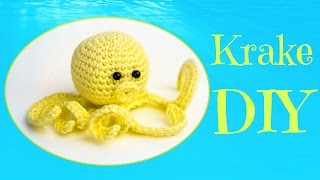 Krake häkeln 🐠 Do it Yourself Amigurumi  Meeresbewohner  by justMiko [upl. by Stout689]