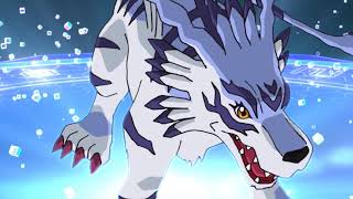 Gabumon Digivolve to Garurumon with Brave Heart Digimon Adventure 2020 [upl. by Immot]