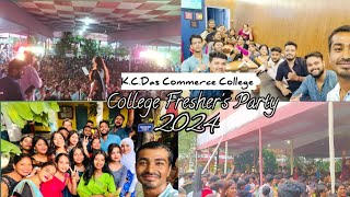 Freshers party 2024KCDas Commerce College Vlog  Sabia Laskar  college program [upl. by Aurora]