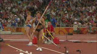 Yelena Isenbaeva Wins Pole Vault Gold  Beijing 2008 Olympics [upl. by Wrand90]