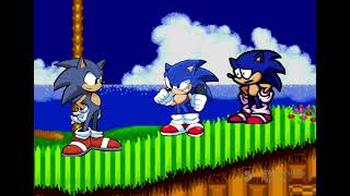 FNF DORKLY SONIC MODERNO VS SONIC RHYTHM RUSH E DORKLY SONIC SEM SER PIXELADO [upl. by Kooima268]