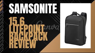 Product Review Samsonite Litepoint 156 backpack [upl. by Irahs]