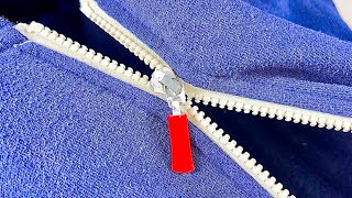 A Tailor showed me this Method How to Fix Broken Zipper ￼ [upl. by Ritch684]