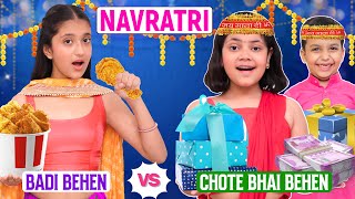 Navratri  Badi Behan vs Chote Bhai Behan  Kids Vs Teenagers  Toystars [upl. by Neibart139]