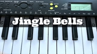 Jingle Bells  Easy Keyboard Tutorial With Notes Right Hand [upl. by Farrell]