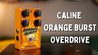 Caline Orange Burst Overdrive  Pedal Demo [upl. by Lorola]