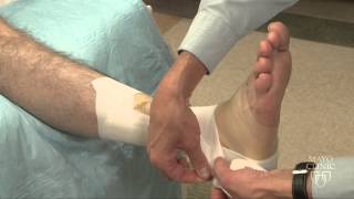 Ankle Wrapping Technique  Mayo Clinic [upl. by Merriman]