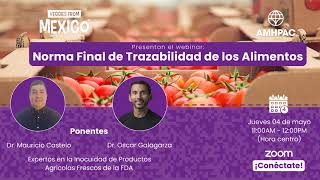 Webinar Norma final trazabilidad de los alimentos [upl. by Asle]