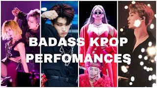 TOP 17 MOST BADASS KPOP LIVE PERFORMANCES [upl. by Luahs]