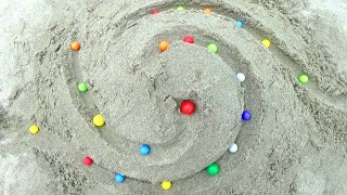 Marble run outdoors ☆ Healing time with rolling balls and sounds of nature Part 1 [upl. by Nova]