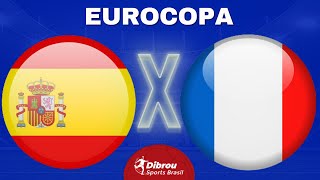 ESPANHA X FRANÇA PRÉJOGO DIRETO ALEMANHA  ESQUENTA [upl. by Atirahs14]