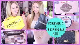 Forever 21  Sephora Haul [upl. by Kentigerma758]