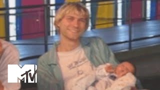 Kurt Cobain Feeds Frances Bean During Nirvana Interview From 1992  MTV News [upl. by Amzu]