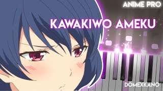 Kawakiwo AmekuFULL  Domestic na Kanojo OP  Minami synthesia piano tutorial [upl. by Joey]