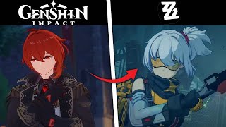 10 Differences between Genshin Impact and Zenless Zone Zero [upl. by Silvan]