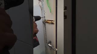 Fixing of tower bolt in doors trending viralshort workfromhome work [upl. by Notlih338]