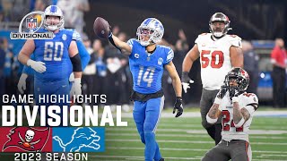 Tampa Bay Buccaneers vs Detroit Lions Game Highlights  NFL 2023 Divisional Round [upl. by Russian77]