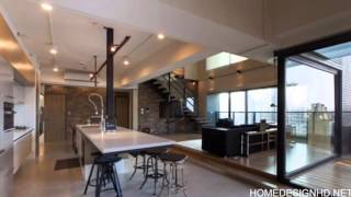 Two story Penthouse in Taiwan Displaying Contemporary Layout and Design [upl. by Malley]