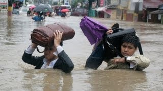 Philippines capital Manila hit by heavy flooding [upl. by Phia]