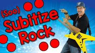 Subitize Rock soobitize  Math Song for Kids  Jack Hartmann [upl. by Esiole381]