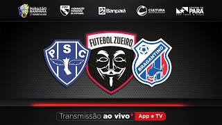 FUTEBOL ZUEIRO AO VIVO  Paysandu x Bragantino  Quartas de Final  Parazão Banpará 2024 [upl. by Neelyad380]