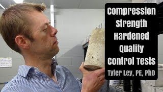 Compression Strength – Hardened Concrete Quality Control Tests pt 1 [upl. by Sorazal]