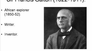 Sir Francis Galton HPsy 8A 1 [upl. by Llenrahs251]