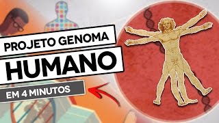 TUDO SOBRE O PROJETO GENOMA HUMANO em 4 minutos  Luiz Hendrix [upl. by Siblee]